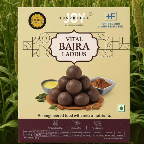 Vital Sprouted Bajra Laddus (4 Laddus Pack)