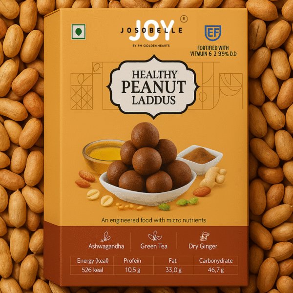 Healthy Peanut Laddu (12 Laddu Pack)