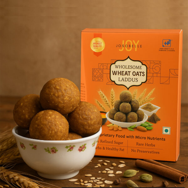 Wholesome Wheat-Oats Laddus (6 Laddu Pack)